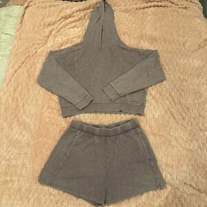 Danskin Heather Gray Lounge Set